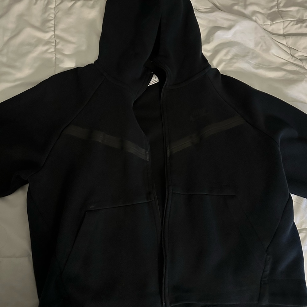 Cropped Woman Nike tech Hoodie